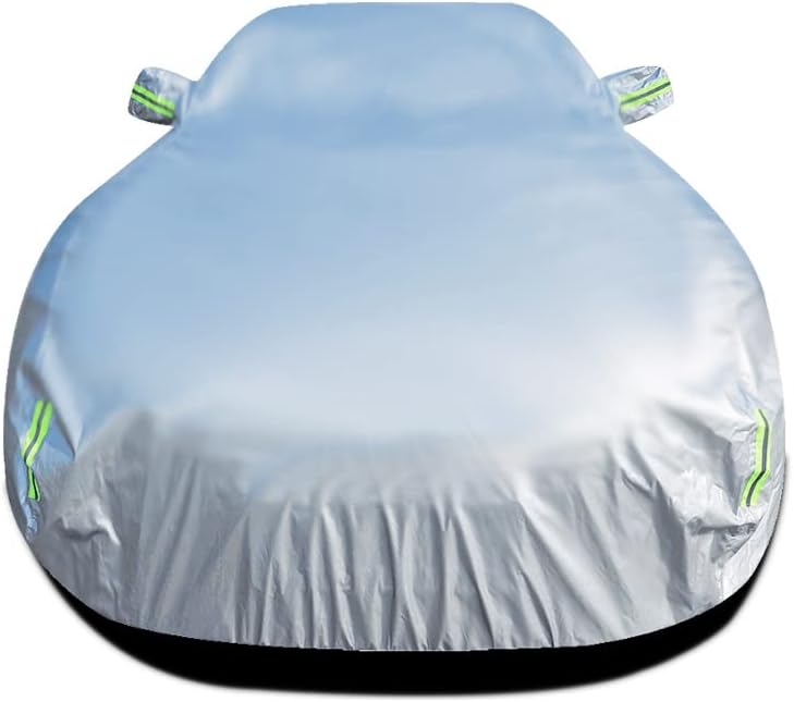 Waterproof Car Cover for Audi A1 8X 3-Door 2010-2018, All Weather Protection Car Covers, Anti Hail Rain Snow Wind Dust UV Proof, Breathable Oxford Auto Covers