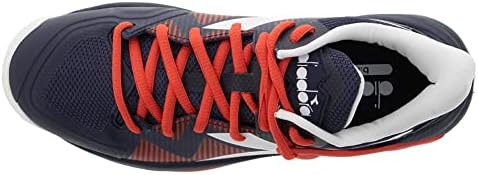 Diadora Men`s B.Icon 2 Clay Tennis Shoes Blue Corsair and White | Image 3