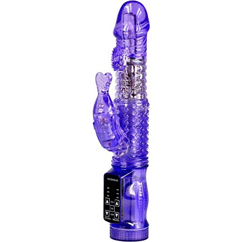 G-spot Stimulation Masturbate Rotating Dildo Rabbit Massager Vibrator Sex Toy