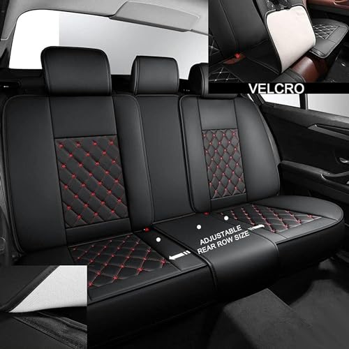 Housse de siège auto FROON rouge, finition élégante pour SsangYong SIV-2