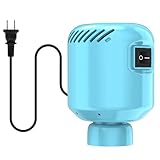Electric Pump for Vacuum Storage Bags, Portable Vacuum Bag Pump, Electric Vacuum Pump for Storage Bags, Great for Various Vacuum Seal Bags for Clothing,Blankets,Bedding- Blue (No Bags)
