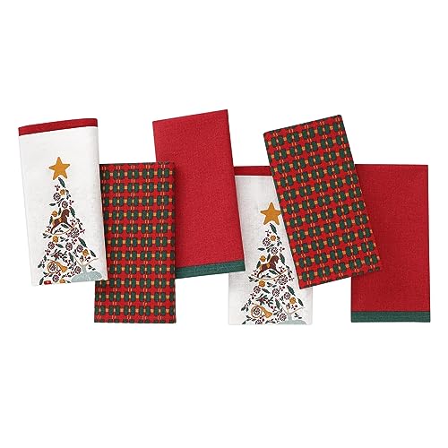Servilletas de Tela Navidad Folkulture Pack 6 18 x 18 in miniatura 1