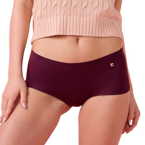 Image of Enamor Innovations Invisi, All Day Comfort, Mid Waist Boyshorts Panty for Women - No Visible Panty Lines, Breathable, Sweat Wicking, Free Cut, Full Coverage - PS40