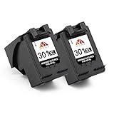 Lo que obtienes: el paquete combinado de Mony Tek Remanufactured HP 301XL incluye 2 negro cartucho de tinta