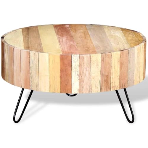 Table basse en bois recyclé résolvant le manque de place avec style - 7