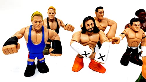 Wrestler Wrestling Royal Rumble Set Of 10 Rumbler Random Figures #TOP4