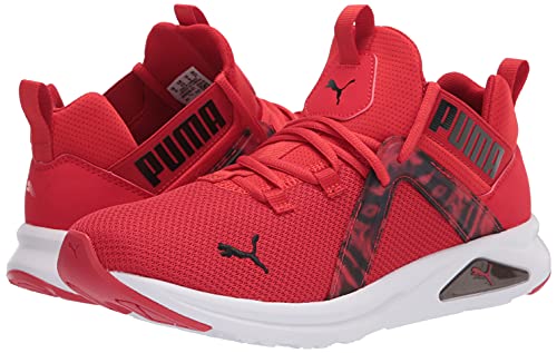 Image of PUMA Men's Enzo 2 Sneaker, 0, High Risk Red /Black, 8.5