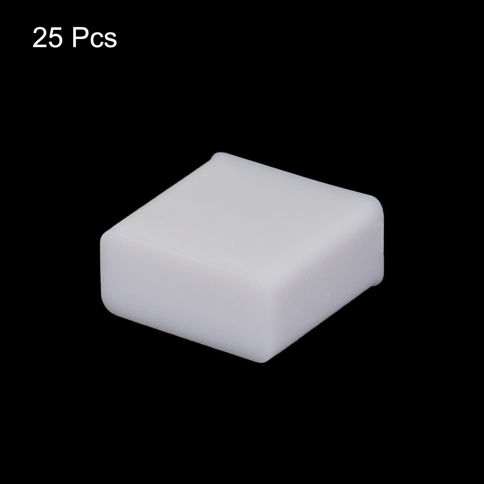 QUARKZMAN 25 szt. zatyczki do portów USB typu A zatyczki silikonowe ochrona przed kurzem ochrona do USB męski koniec biały