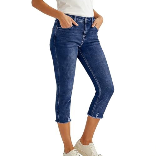 Pantalón vaquero capri cómodo y fresco para tus paseos de verano