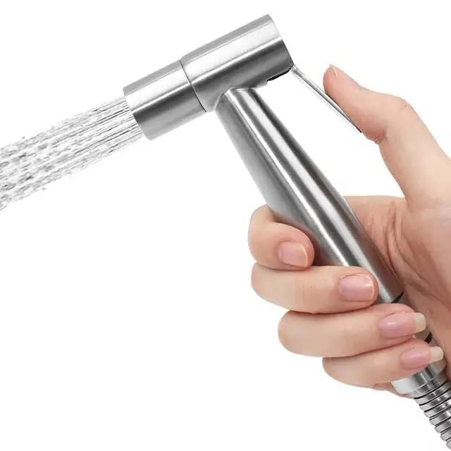 MTR Stainless Steel Heavy Duty Health Faucet, Jet Spray for Toilet, Flush Gun, Leak Proof, Head Only - 2 pc Gun Only, Brushed Finish (B0D871PXQF) Amazon Price History, Amazon Price Tracker