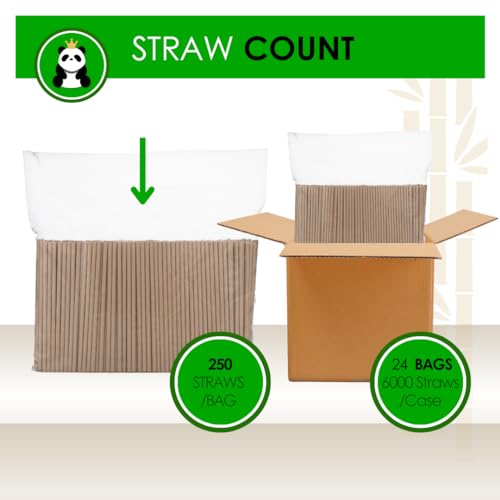 Pitillos cortos de bambú compostables PandaBoard, 250 unidades miniatura 7