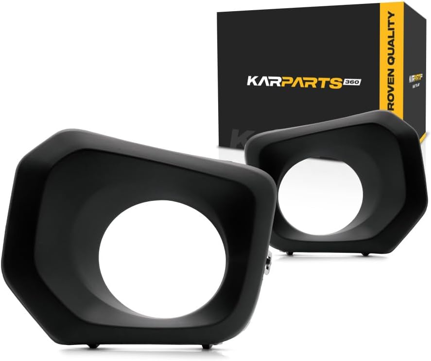 For Toyota Tacoma 2016-2023 Fog Light Bezel Driver and Passenger Side | Pair SR5/TRD/Off-Road/TRD Sport/TRD Pro Model Replacement For TO1038195, TO1039195 | 52128-04020, 52127-04020