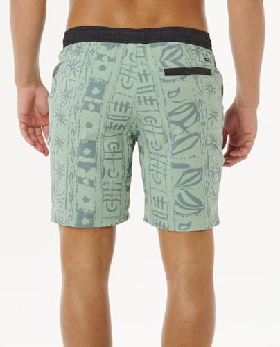 Short de bain Rip Curl Jackson décontracté 18 pouces Aloe M - 2