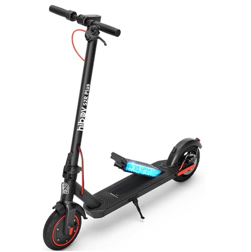 Hiboy 500W Peak Motor Electric Scooter, 19MPH, 22 Miles Long-Range, Foldable Commuter Electric Scooter Adults with Removable Battery, Dual Braking System & APP for Urban Travel
