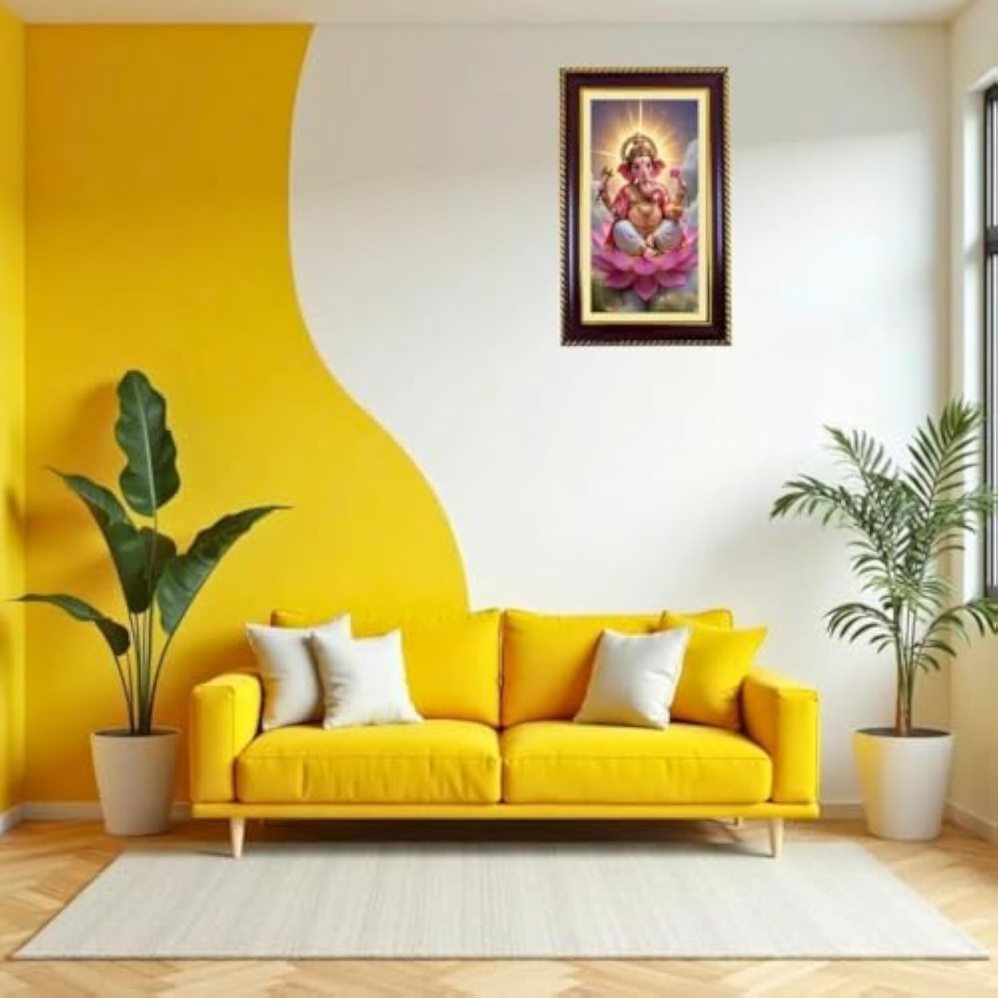 Lord Ganesh Photo Frame for Wall & Table Decor