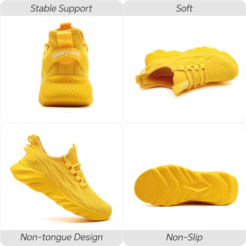 Men's Non Slip Walking Shoes Training Fashion Casual Slip-Resistant Fitness Sneakers Lightweight Comfortable Breathable Travel Workout4