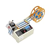 MEHOOSPVN Heiß- und Kaltbandschneidemaschine 400W Automatische Bandschneidemaschine Tape Cutting Machine - Ungefähr 110 Stück/min Schneider für Geflochtenen Bändern Nylonbändern mit LCD Display 0-450℃
