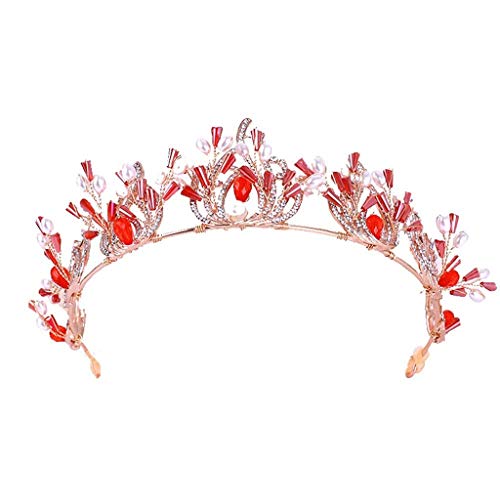 Tiara vintage corona de novia accesorio de princesa para boda