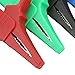Hyuduo 10pcs J.60039 Power Test, Safety Type Test Clamp with 4mm Jack, for Electronic Instruments Industrial Equipment