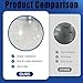 Epoxy Colored Sand Floor Paint, Epoxy Sand Floor Paint Self Leveling, High Gloss Marble Effect Garage Waterproof and Non-Slip for Garage Floors, Basements, Countertops (Dark Gray-5kg)