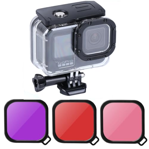 fashion mania 3 Pack Dive Filter Kit + Waterproof Case for G...