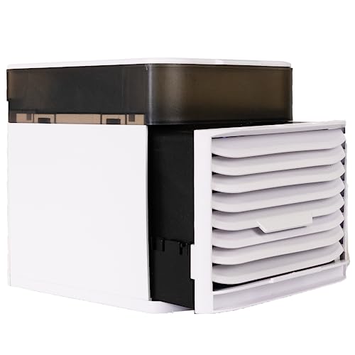 Silvergear® Mini Aire Acondicionado Portatil | Enfriador de Aire Portatil con 3 Velocidades + Temporizador | Aire Acondicionado con Nebulizacion y sin Tubo Exterior | Ahorra Energia y Enfria tu Casa - imagen 8