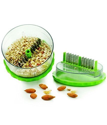 Bxgnip Garlic Crusher Press – Works For Ginger, Nuts, Chili, Herbs Too! Twist Mincer
