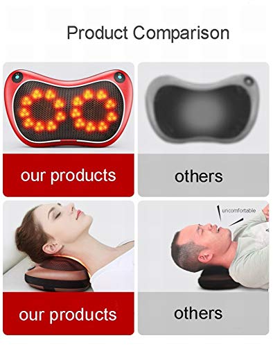 Massage cervical électrique MU : coussin rotatif multifonctionnel pour la nuque - 7