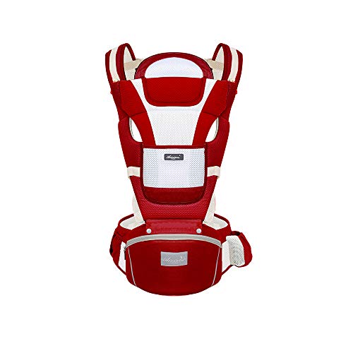 Sunzy Portabultos de Cintura para bebés 3D, ergonomía de Gran Volumen para Toda la Temporada de Cabestrillo para bebés, Adecuado para bebés de 0 a 36 Meses,Breathable