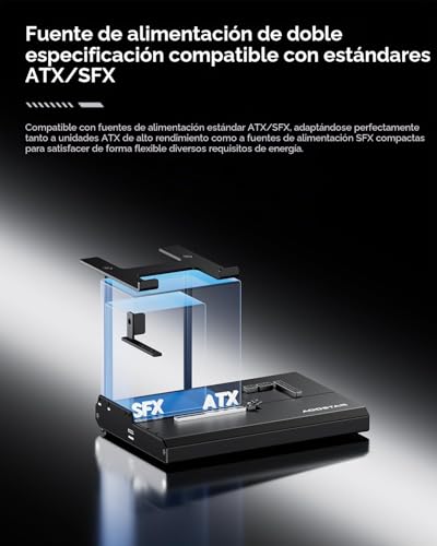 Chasis eGPU Oculink AOOSTAR EG01 con soporte modular de aluminio 7