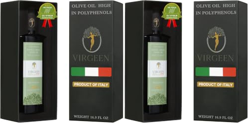VIRGEEN Italian Drinking EVOO 522 Polyphenols Pack of 2