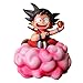 QWEIAS Drachen Ball Goku Super Saiyan Action Figure Anime Statuen Cool Action Charakter Realistische Modell Spielzeug Puppen Desktop Dekorationen Sammlerstücke Jungen Pink-18CM