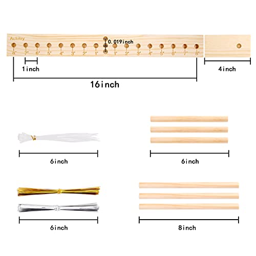 Ackitry X-Large Bow Maker For Bow Ribbon Wreath, 16 Inch Wooden Maker Tool For Making Bows, Diy Crafts Halloween Christmas Party Decorations, Hair Bows, Corsages, Holiday Wreaths #TOP3