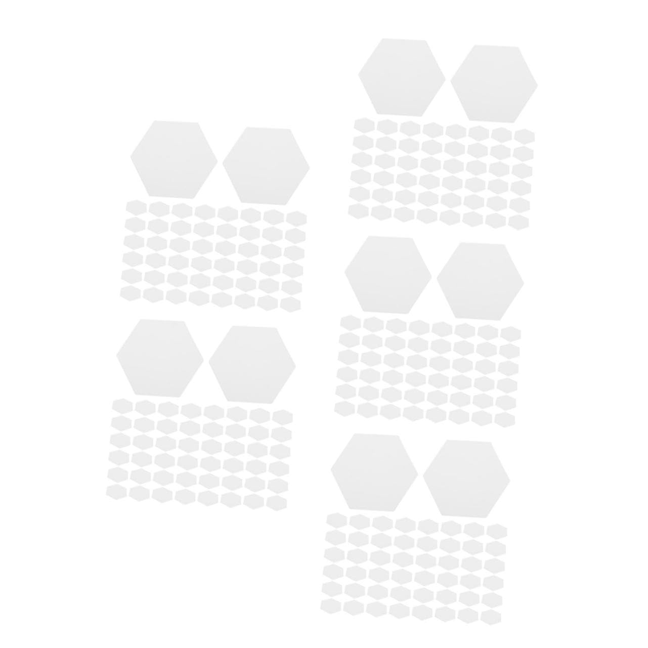 1500 Piezas Plantillas de Papel Hexagonales para Patchwork de Costura DIY Moldes Resistentes para Proyectos de Acolchado Paquete Herramientas Prácticas para Manualidades