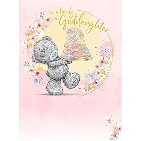 Me To You Bear Lovely Goddaughter Birthday Card Cover