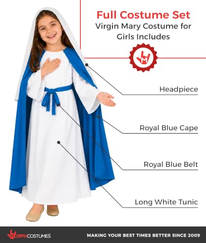 Disfraz Virgen María para Niñas miniatura 2