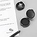 1 Pack Thumbprint Fingerprint Ink Pad Stamp Pad for Notary Supplies Identification Security ID Fingerprint Cards Law Enforcement Fingerprint Black Stamp Ink pad