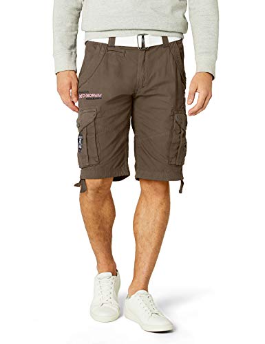 Geographical Norway POUDRE MEN ASSORT A, Pantalones cortos Hombre, Marrón (D-Gray) (D-Grey), L