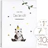 Mein Babyalbum Lino – Das bin ich! Babytagebuch für Neugeborene Junge/Mädchen 1. Jahr bis Kindergarten & Einschulung – A4, 66 Seiten + Meilenstein Sticker für Erinnerungsfotos