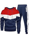 Photo Gallery riskrole tuta da uomo con cappuccio, set da 2 pezzi, per atletica, casual, felpa con cappuccio e pantaloni da jogging, colore: blu navy., medium Photo Gallery riskrole tuta da uomo con cappuccio, set da 2 pezzi, per atletica, casual, felpa con cappuccio e pantaloni da jogging, colore: blu navy., medium