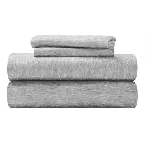 Superior Melange - Juego de sábanas de Franela de algodón con Textura ultrasuave, Moderno, Ropa de Cama de Granja, básicos, Incluye: sábana encimera, sábana Bajera elástica con Bolsillo Profundo,