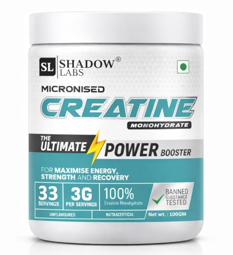 Image of Shadowlabs Creatine Monohydrate Powder 100g