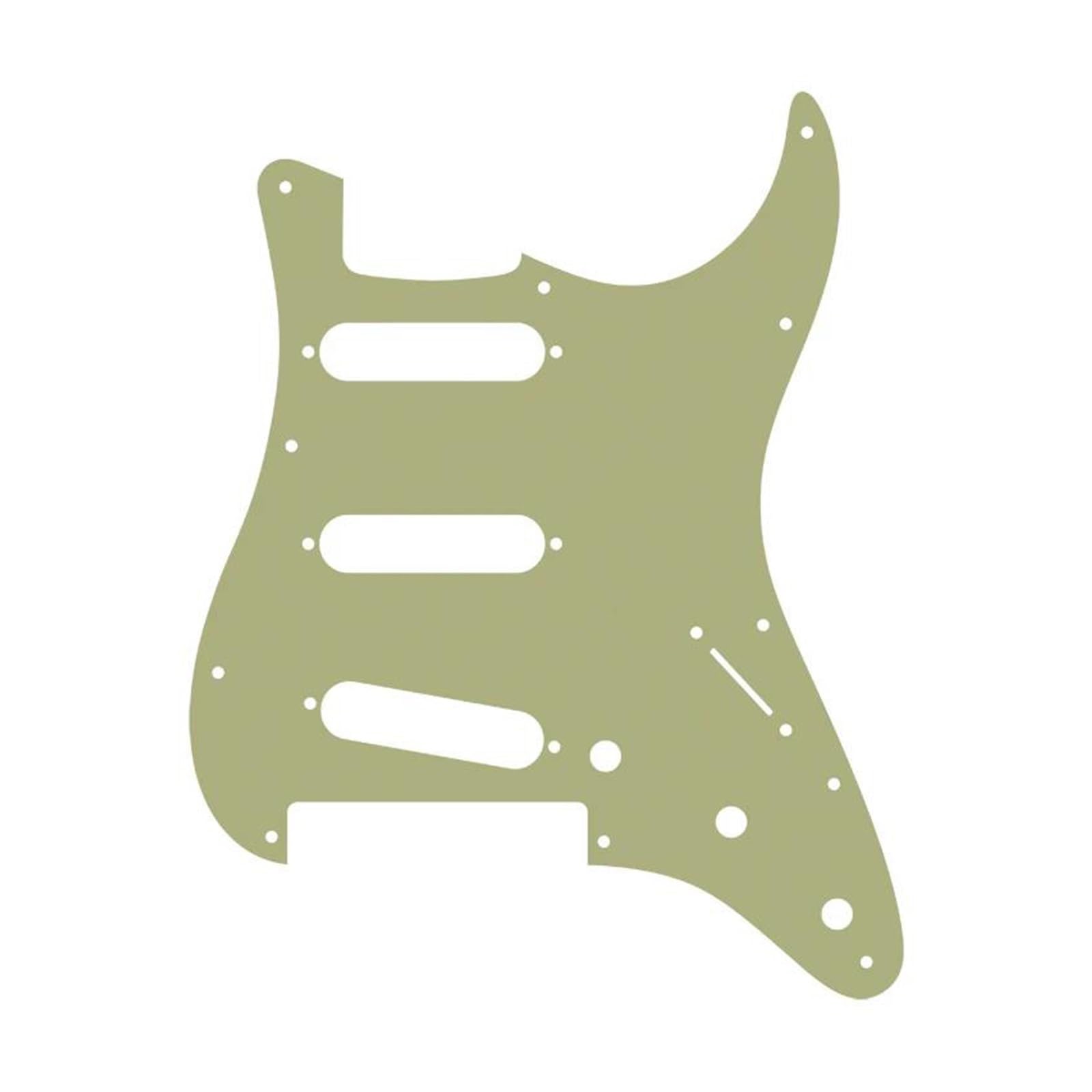 maskownica do gitary Części do gitary z mostkiem Tremolo Gitara Pickguard Pick Muzyka Zamienne akcesoria(3Ply Mint Green)