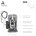 Aquapac Waterproof Case for Radio Microphone Medium, 5 Year Warranty, Made in The UK, Professional Sound Engineer, for Wired Electronic Devices Grey