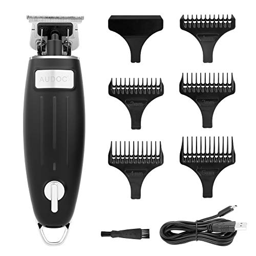 Professional Hair Clipper Trimmer for Men Quite with T-Blade Haircuttings Kit Mustache Body Grooming Kit with USB Rechargeable with All Metal Housing Stylists Barbers Home Kids Low Noise (XD-861)