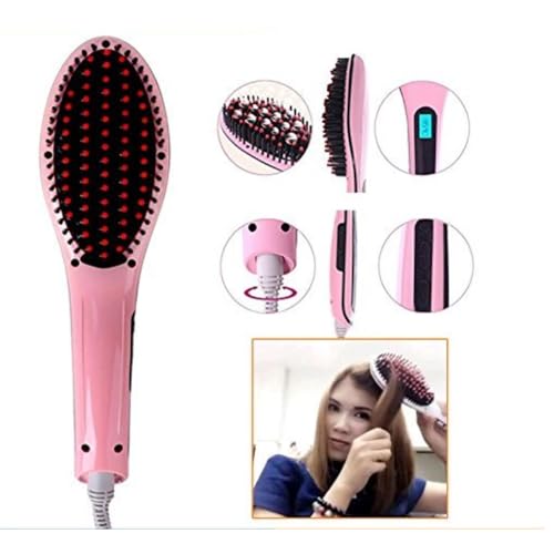 Image of DRUMSTONE HQT-906 Hair Straightener: Fast-Heating Ceramic Straightener with Adjustable Temperature for Effortless, Smooth, and Frizz-Free Hair Styling