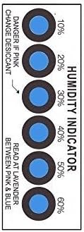 MIDORILED Humidity Indicator Cards 20 Pack(Reusable) - 10-60%