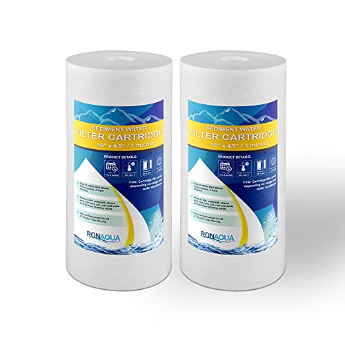 Big Sediment Replacement Water Filters 1 Micron 4.5