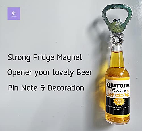 Magnetic Beer Bottle Opener Figure Beer Bottle Bar Refrigerator Decor Unique Birthday Gifts Collection (Corona Extra) #TOP5