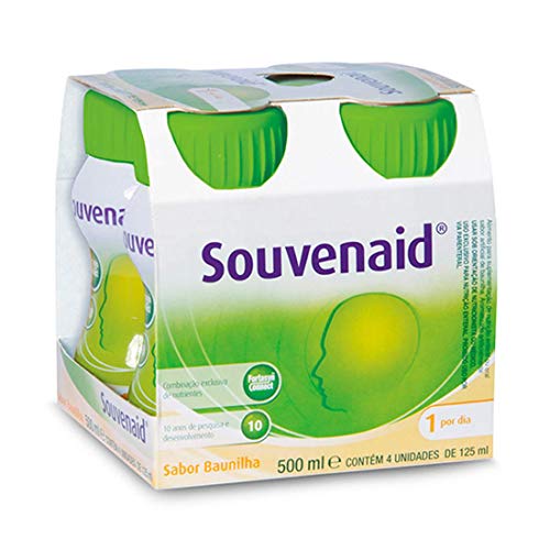 Danone Nutricia, Souvenaid Baunilha, Souvenaid e Suplemento Nutricional, 125 ml (Pack de 4)